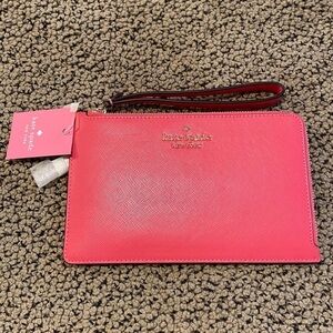 NWT Kate Spade Tropical Pink Staci Wristlet